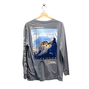National Geographic Torres Del Paine National Park Tee Gray Size M
